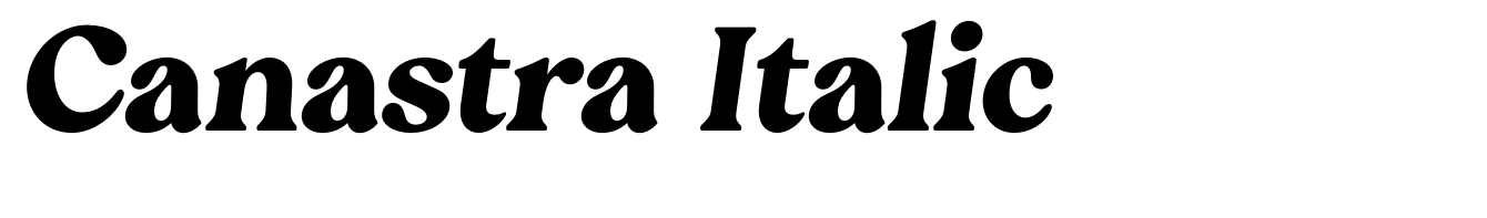 Canastra Italic
